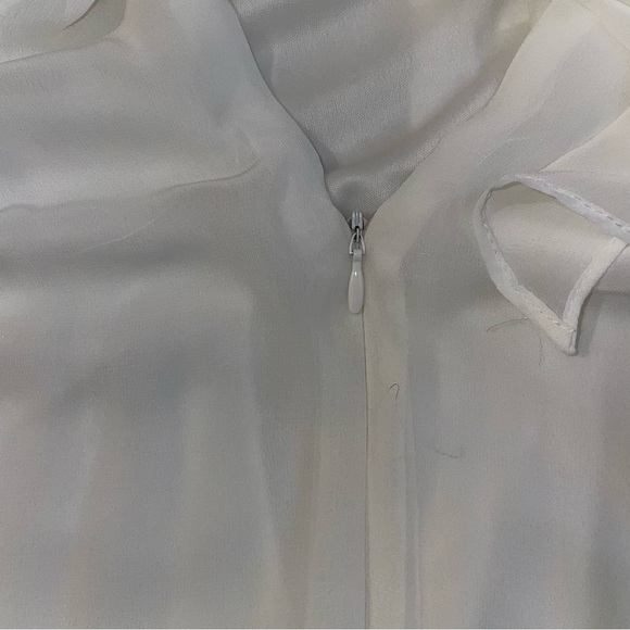 MSK HALTER WHITE JUMPSUIT MEDIUM - Picture 6 of 9